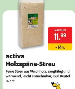 Das Futterhaus Activa holzspäne-streu Angebot