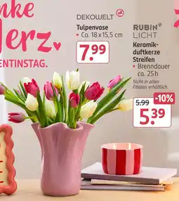 Rossmann Dekowelt tulpenvase Angebot