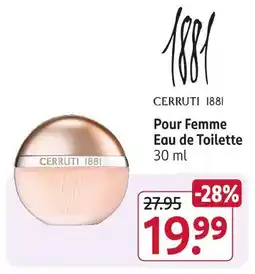 Rossmann Cerruti 1881 pour femme eau de toilette Angebot