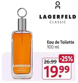 Rossmann Lagerfeld classic eau de toilette Angebot