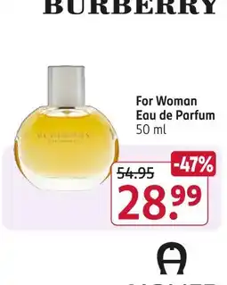 Rossmann Burberry for woman eau de parfum Angebot