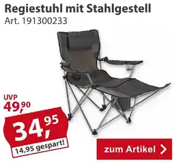 Sonderpreis Baumarkt Regiestuhl mit Stahlgestell Angebot