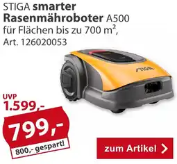 Sonderpreis Baumarkt STIGA smarter Rasenmähroboter Angebot