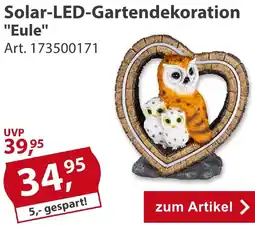 Sonderpreis Baumarkt Solar-LED-Gartendekoration "Eule" Angebot