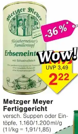 Jawoll Metzger Meyer Fertiggericht Angebot
