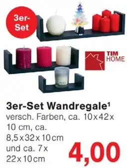 Jawoll TIM HOME 3er-Set Wandregale Angebot