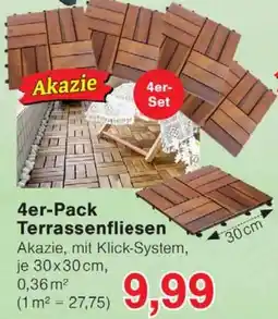 Jawoll 4er-Pack Terrassenfliesen Angebot