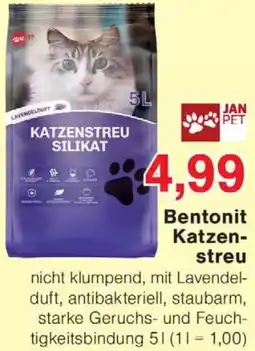 Jawoll JAN PET Bentonit Katzenstreu Angebot