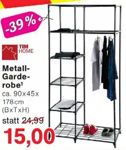 Jawoll TIM HOME Metall Garderobe Angebot