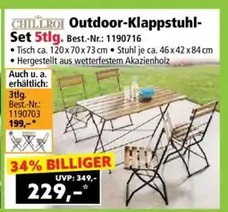 Norma Outdoor-Klappstuhl-Set 5tlg Angebot