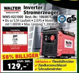 Norma WALTER Inverter Stromerzeuger Angebot