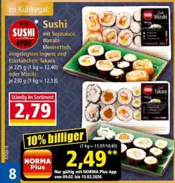 Norma Sushi Angebot