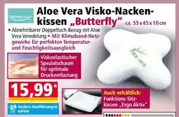 Norma Aloe Vera Visko-Nackenkissen Butterfly Angebot