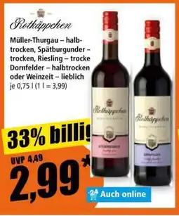 Norma Rotkäppchen Angebot