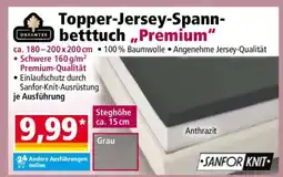 Norma Topper-Jersey-Spannbetttuch „Premium“ Angebot