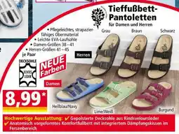 Norma Tieffußbett- Pantoletten Angebot