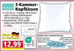 Norma 3-Kammer- Kopfkissen Angebot