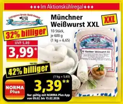Norma Münchner Weißwurst XXL Angebot