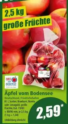 Norma Äpfel vom Bodensee Angebot