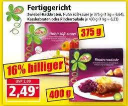 Norma Fertiggericht Angebot