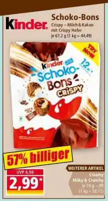 Norma kinder Schoko-Bons Angebot