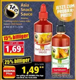 Norma Asia- Snack- Sauce Angebot