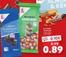 Kaufland K-CLASSIC Schokolade Angebot
