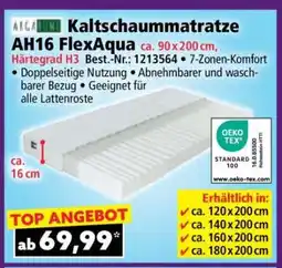 Norma Kaltschaummatratze AH16 FlexAqua Angebot