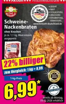 Norma Schweine- nackenbraten Angebot