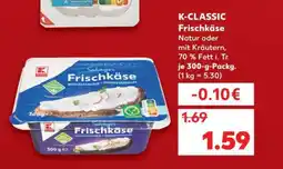 Kaufland K-CLASSIC Frischkäse Angebot