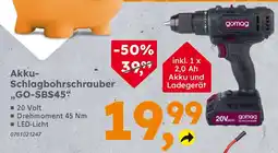 Globus Baumarkt gomag Akku- Schlagbohrschrauber ,,GO-SBS45" Angebot