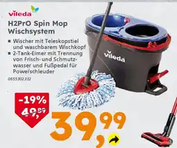 Globus Baumarkt vĭleda H2PRO Spin Mop Wischsystem Angebot