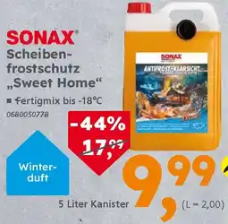 Globus Baumarkt SONAX Scheibenfrostschutz ,,Sweet Home" Angebot