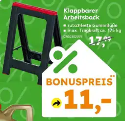 Globus Baumarkt Klappbarer Arbeitsbock Angebot