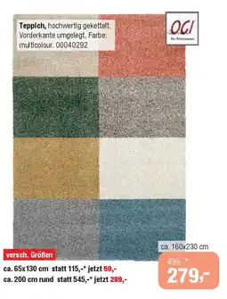Opti Wohnwelt Teppich OGI ca. 160x230 cm Angebot