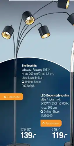Opti Wohnwelt Stehleuchte Angebot