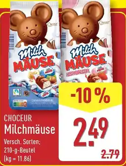 Aldi Nord CHOCEUR Milchmäuse Angebot