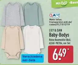 Aldi Nord LILY & DAN Baby-Bodys Angebot