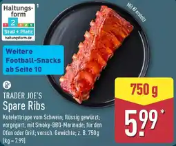 Aldi Nord TRADER JOE'S Spare Ribs Angebot