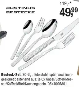 Opti Wohnwelt JUSTINUS BESTECKE Besteck-Set, 30-tlg. Angebot
