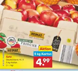 Netto Marken-Discount Heimat Äpfel Angebot
