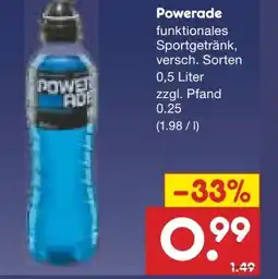 Netto Marken-Discount Powerade Sportgetränk Angebot
