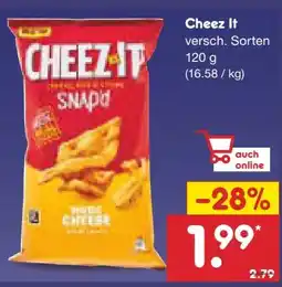Netto Marken-Discount Funny Frisch Cheez-It Snap'd Double Cheese Angebot