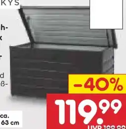 Netto Marken-Discount Juskys Metall Aufbewahrungsbox Limani 380 Liter Angebot