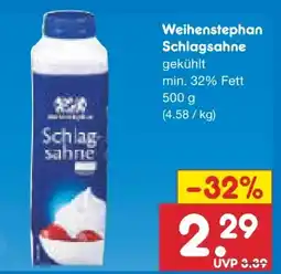 Netto Marken-Discount Weihenstephan Schlagrahm Angebot