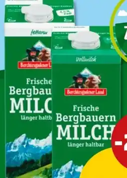 PENNY Berchtesgadener Land Frische Bergbauern Milch Angebot