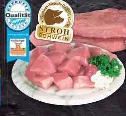 E-Center Strohschwein Gulasch Angebot