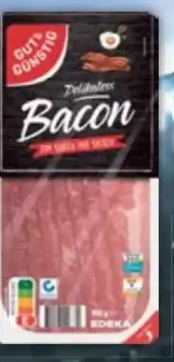 E-Center Gut & Günstig Delikatess-Bacon Angebot