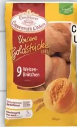 E-Center Coppenrath & Wiese Unsere Goldstücke Brötchen Angebot