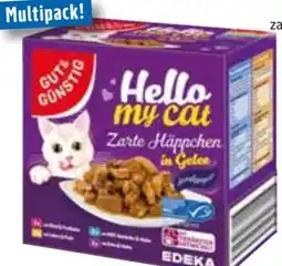 Edeka Gut & Günstig Hello my Cat Katzennahrung Angebot